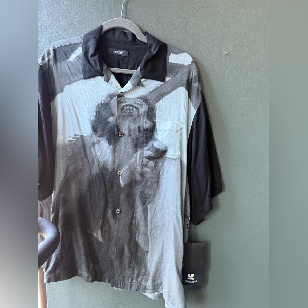 Undercover Black and Gray Graphic Shirt